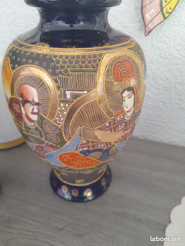 Paire de vases Satsuma Japon (image 2)