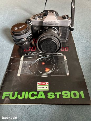 FUJICA ST 901 objectifs 55 mm et 28mm Flash Agfa Photo