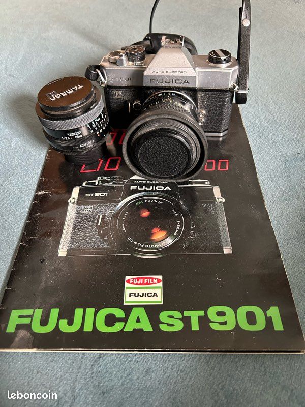 FUJICA ST 901 objectifs 55 mm et 28mm Flash Agfa Photo