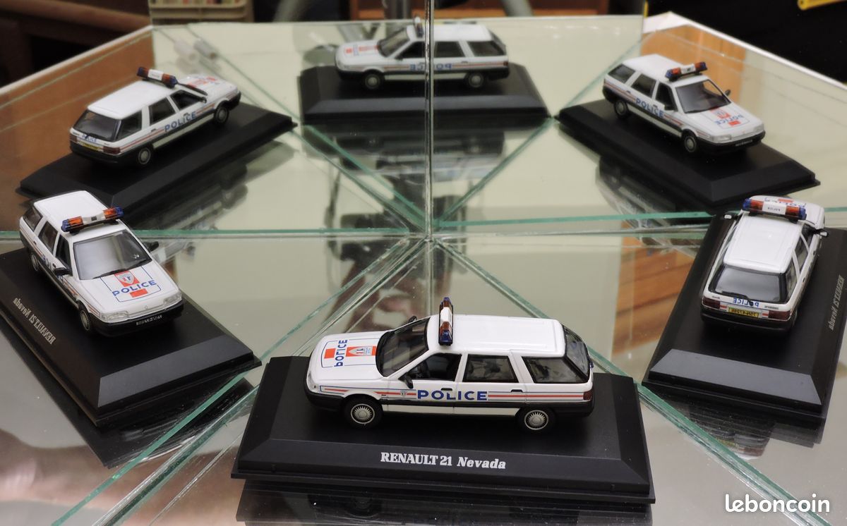 RENAULT 21 NEVADA POLICE NATIONAL NOREV 1:43 of reference 512110 RENAULT 21 NEVADA POLICE NATIONAL NOREV 1:43 of reference 512110