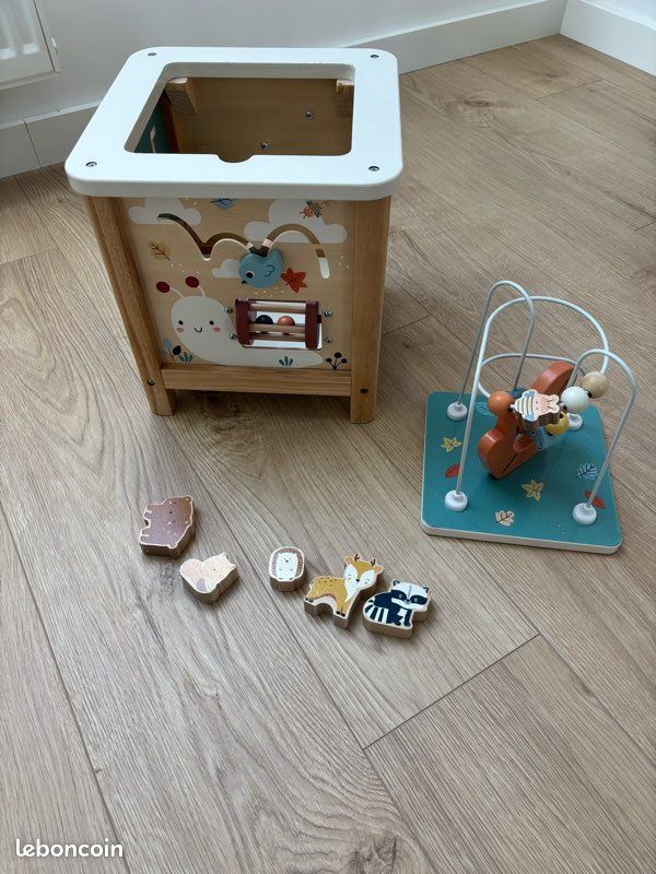 Cube activités en bois Verbaudet (image 13)