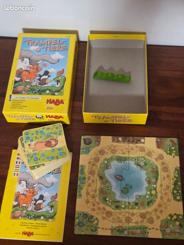 Jeu HABA Animal Mystère (Trampel-Tiere) État neuf - Règle en Français Complète 🎲 (image 2)