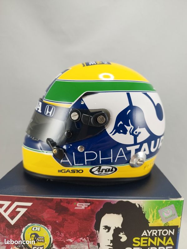 Casque Arai F1 1:2 – Édition Senna Imola Gasly 2020 – Neuf – Collection