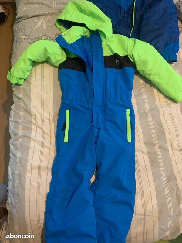 Enfant Combinaison De Ski GarÃ§on Ans Combi-pilote De Ski Imprimé