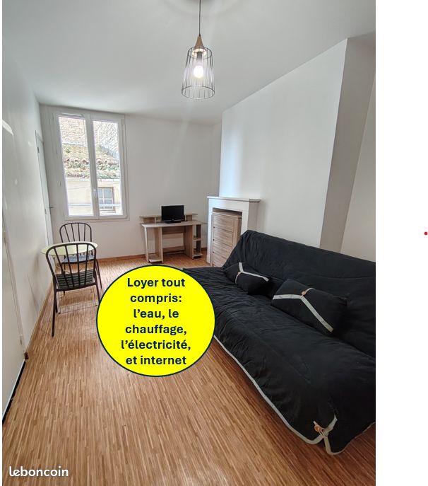 Appartement 1 pièce 19 m² · à Niort · 19 m² · 465 €