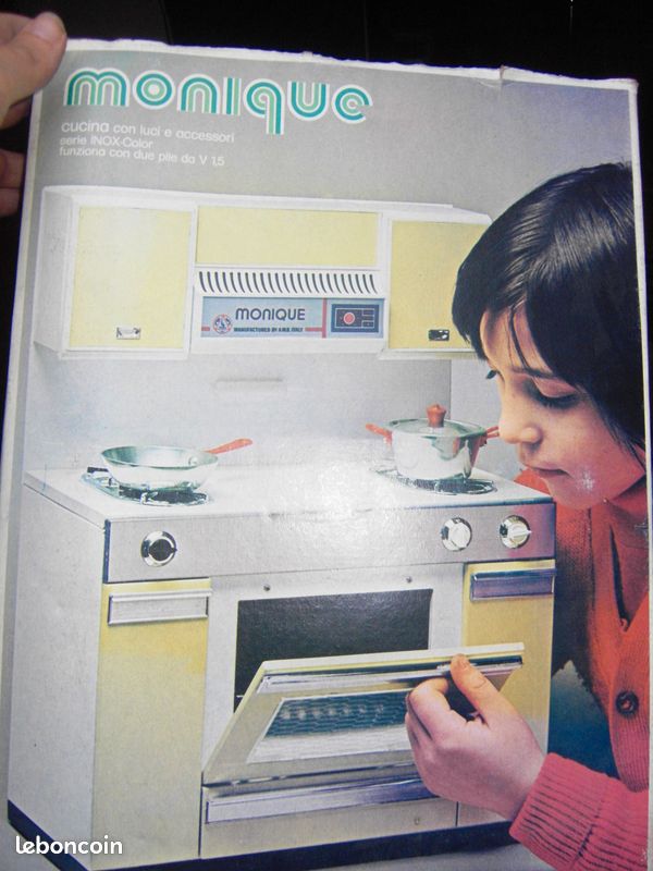 Cuisine en tôle années 60/70 vintage jouet ancien (image 4)