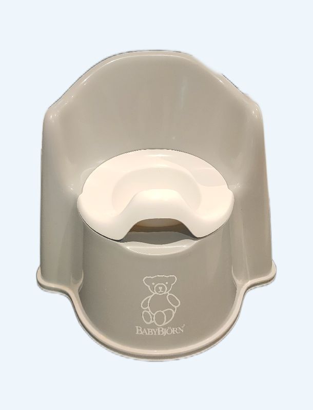 Réducteur WC BABYBJORN Mini toilette banc/noir - 058028 Pas Cher 