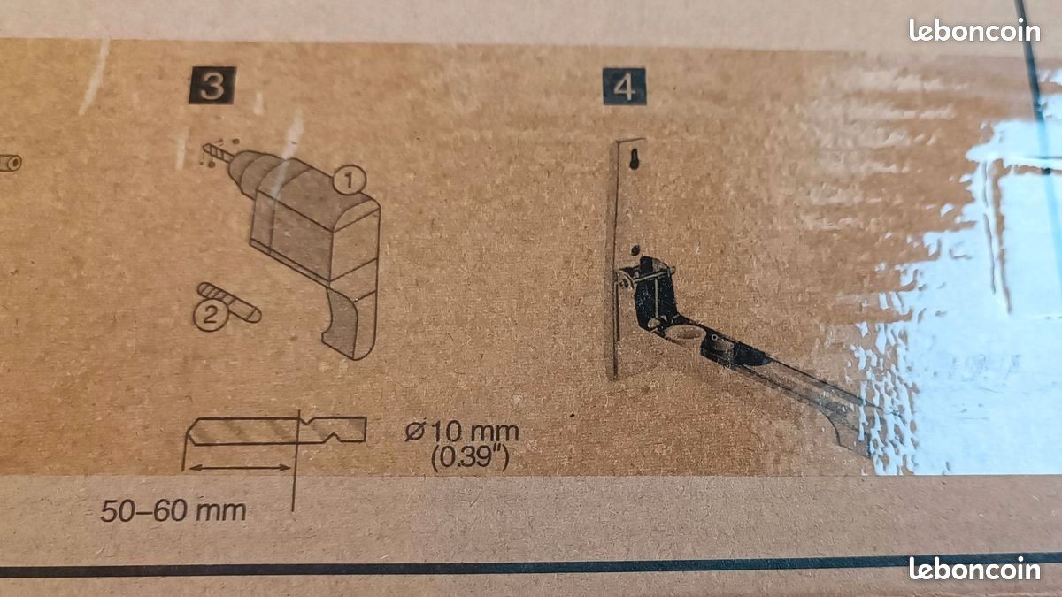 Lot De 10 Crochets Muraux En Acier Inoxydable Pour Carrelage Mural Noir 3,8 X 3,8 Cm