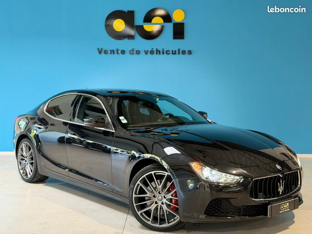 MASERATI GHIBLI 3.0i V6 350 BVA GRANSPORT PACK CARBONE (image 1)