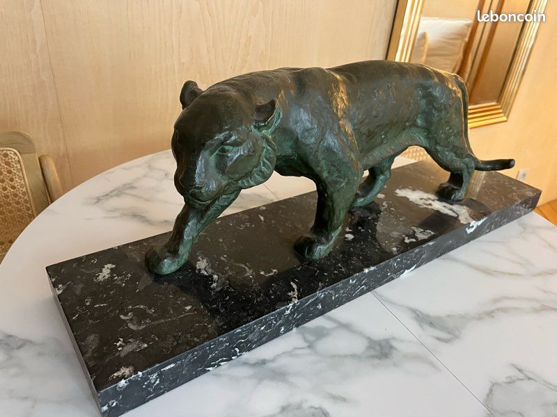Panthère sculpture G Garreau 1930 (image 1)