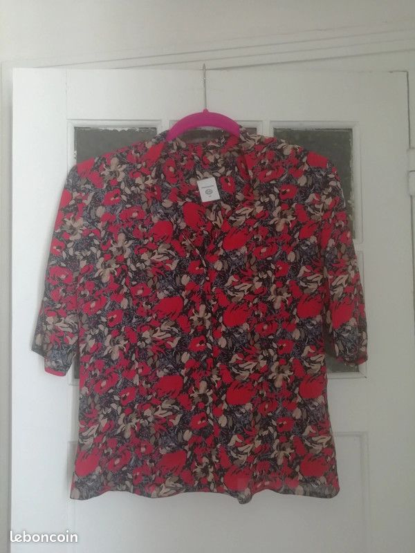 Blouse vintage, fleurs 🥀 (image 1)