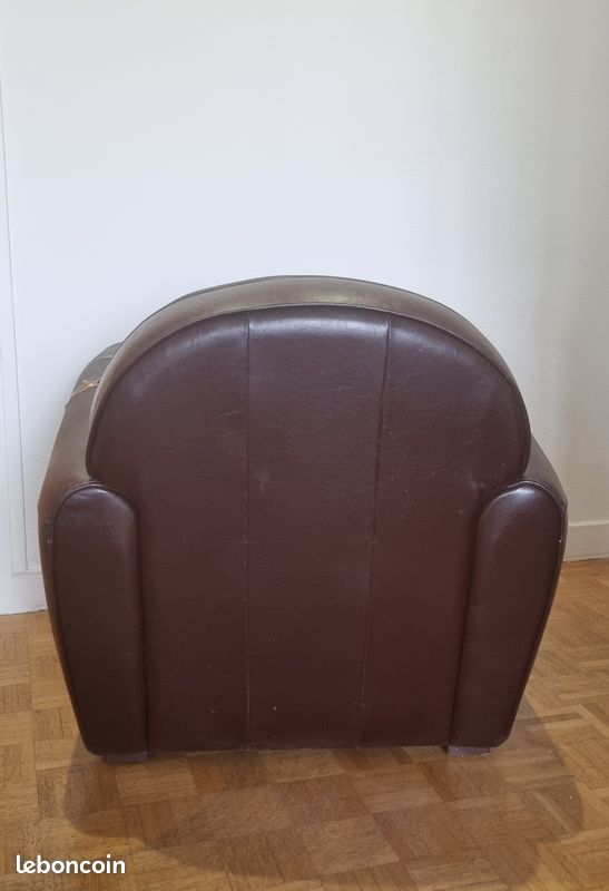 Fauteuil Club en Cuir (image 5)