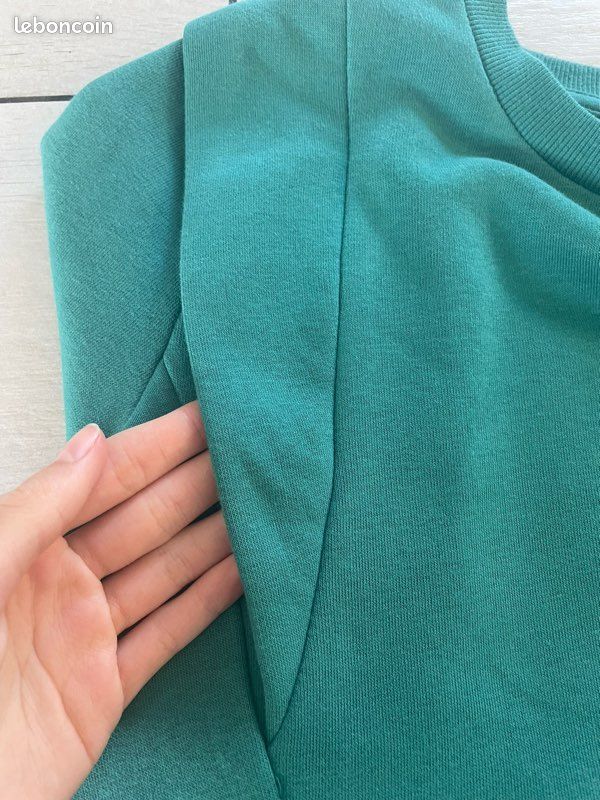 Sweat vert sapin (image 4)