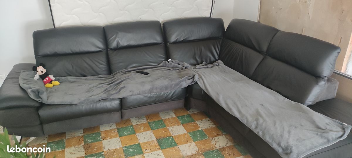 Canapé cuir (image 3)