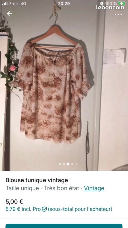 Lot de 5 vêtements femme L (image 7)