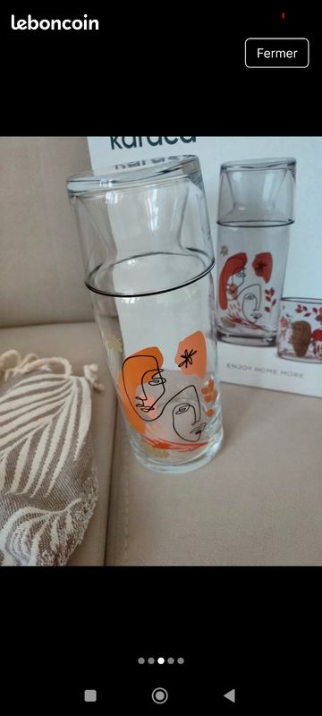 Carafe avec ses verres (image 3)