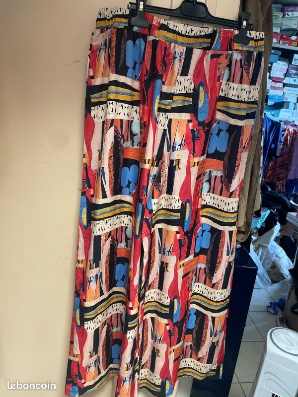 Pantalon à Jean, large, femme taille XL, XXL (image 2)