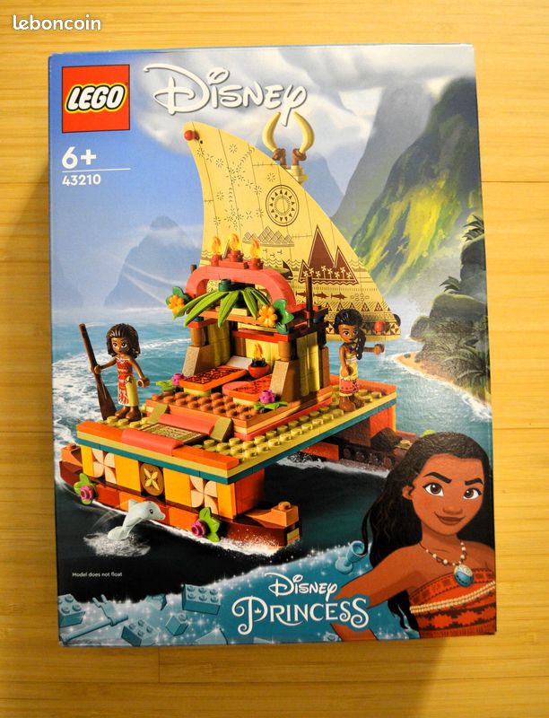Lego Disney 43210 Le bateau d’exploration de Vaiana NEUF (image 1)