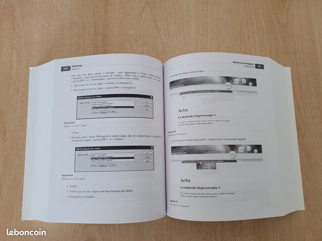 Livre Dreamweaver MX Arthur Caouissin à 14,50 Euros Comme neuf (image 6)