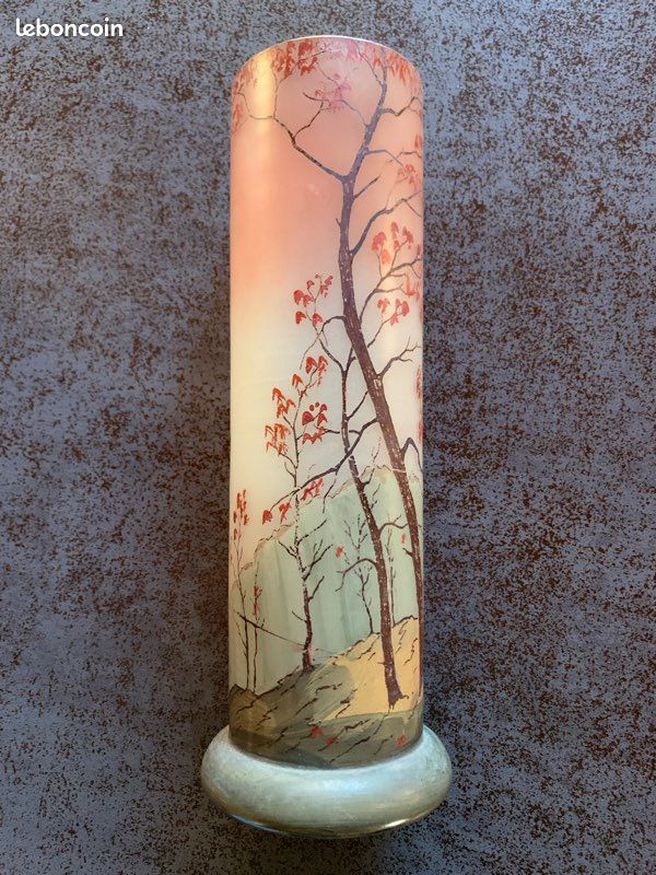 Vase rouleau ancien Baccarat (image 2)