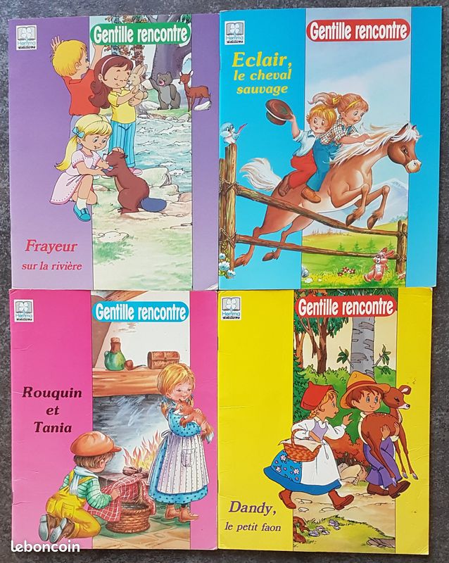 4 Livres Vintage Gentille Rencontre - Éditions Hemma (Carlos Busquets) (image 1)