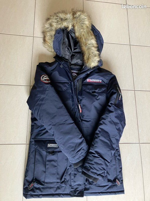 Puffer Jacket Doudoune Norway Fille Veste Norway Vetement Femme  Geographical Norway Atika Badge Hood