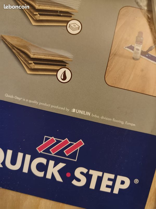 12m² quick step épaisseur 12.5mm parquet contrecollé cadenza chene blanc extra mat - luxueux (image 5)