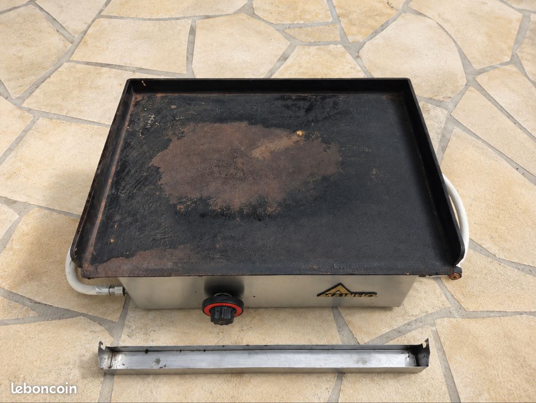 Plancha professionnelle à gaz MAINHO inox (image 1)
