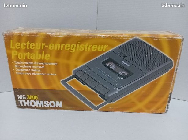 Magnétophone à Cassettes THOMSON MG3000 – Vintage Japonais – Fonctionne