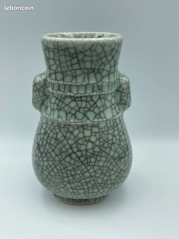 Vase Asiatique Celadon (image 1)