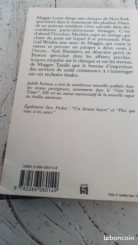 Phobies de Judith Kelman (steph28) (image 2)