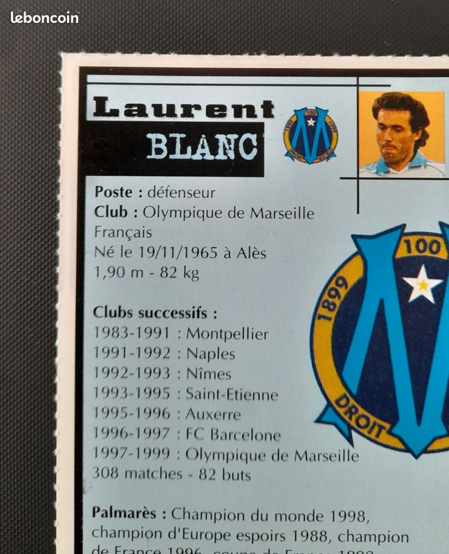Maillot Rétro Vintage Olympique de Marseille 1990 – 1991