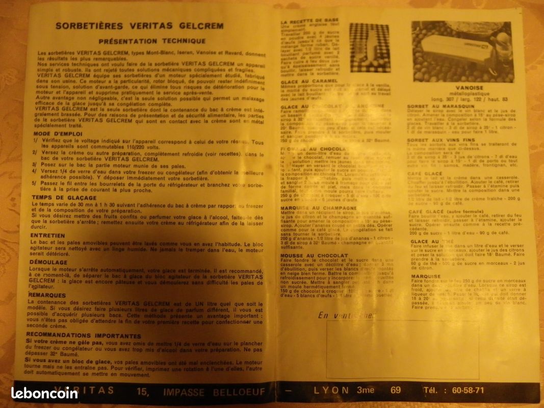 Sorbetière VERITAS GELCREM rouge (image 8)
