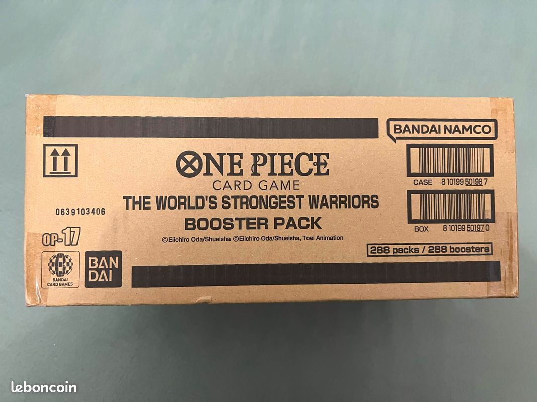 One Piece Card Game - Case Scellée de 12 Display OP17 The World's Strongest Warriors - EN (image 2)