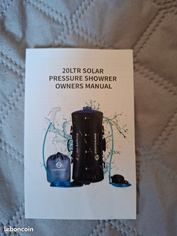 Douches solaires Camping Propulsé Solaire 20L TPU Portable Sac avec Tuyau Amovible Long et Pression Pompe Buse de Affichage de la Thermomètre Pliable Léger Randonnée en Plein Air Escalade Sac de Bain Douches solaires Camping Propulsé Solaire 20L TPU Portable Sac avec Tuyau Amovible Long et Pression Pompe Buse de Affichage de la Thermomètre Pliable Léger Randonnée en Plein Air Escalade Sac de Bain