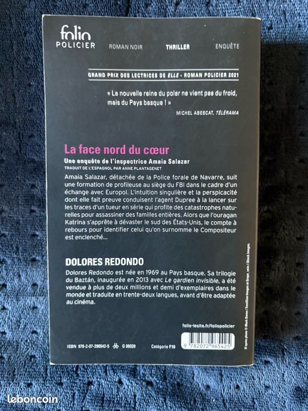 Livre de poche Dolorès Redondo (image 2)