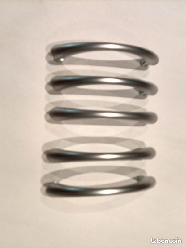 5 poignées pour meuble gris inox (image 1)