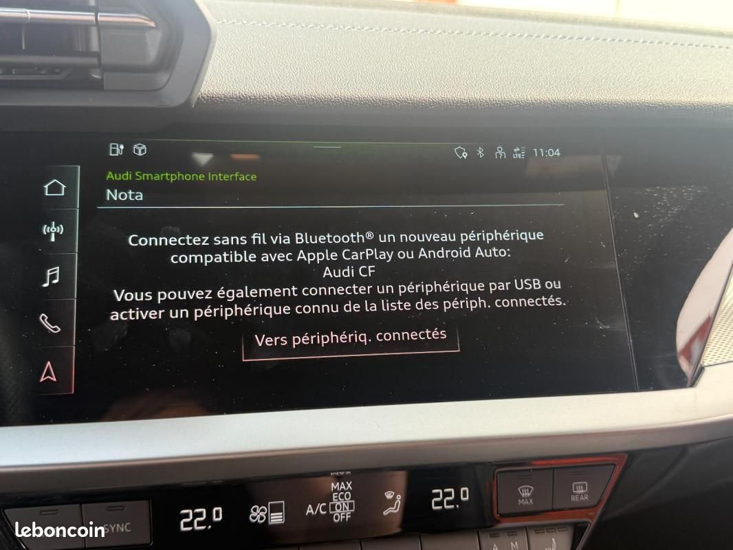 Audi A3 sportback 45 TFSI e 245ch Competition S tronic 6 (image 20)