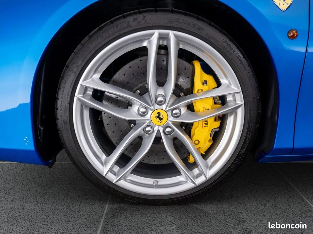 Ferrari 488 SPIDER 3.9 V8 670 CH DCT Approved Bleu Corsa 12 351 km volant carbone led sièges daytona (image 6)