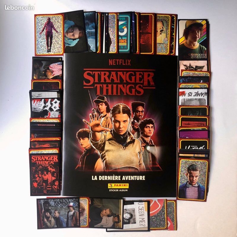 Album Panini Stranger Things - Collection Officielle Stickers Saison 1 à 4