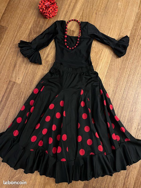 Tenue/Déguisement danseuse flamenco 8 ans (image 1)