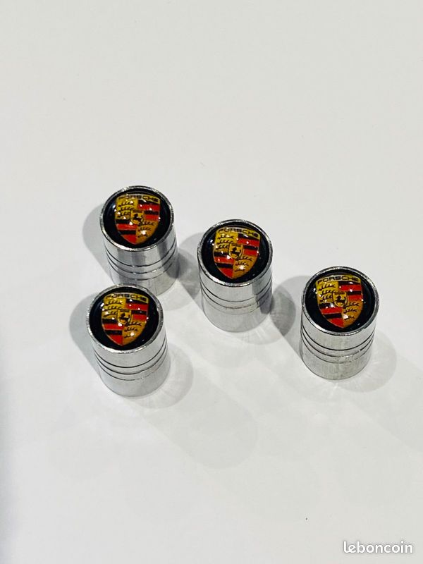 KUSTOM66 'Lot De 4 Bouchons De Valve Soccer En Noir