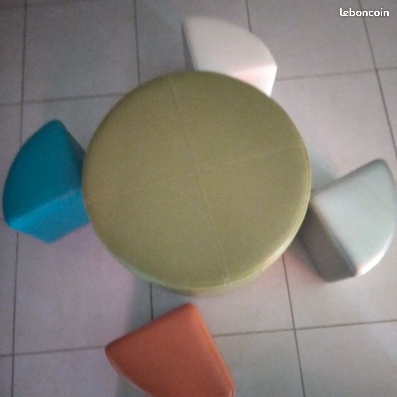 Pouf avec 4 sièges (image 7)