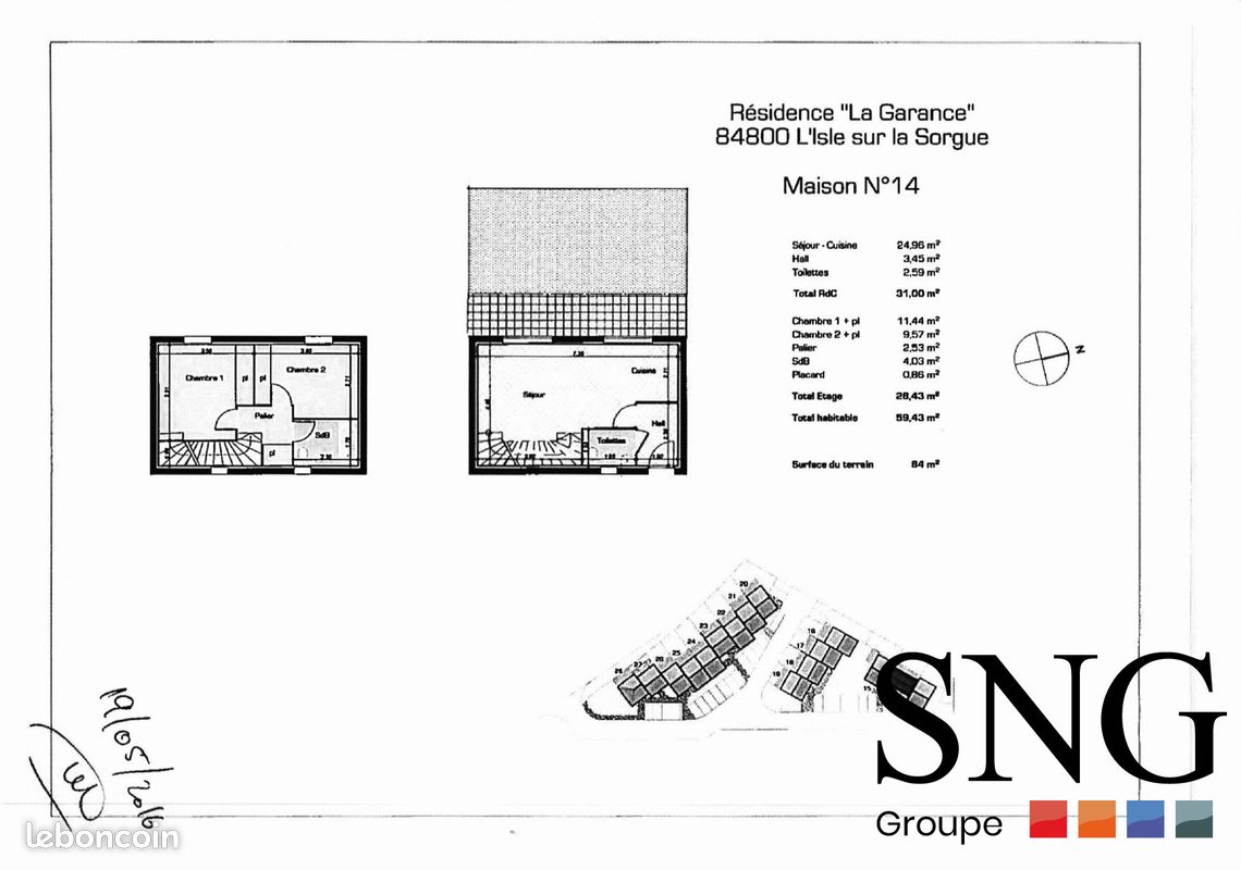 Maison 3 pièces 59 m² · à L'Isle-sur-la-Sorgue · 59 m² · 717 €/mois