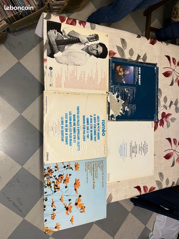 5 vinyles 33 tours Guy Beart (image 2)
