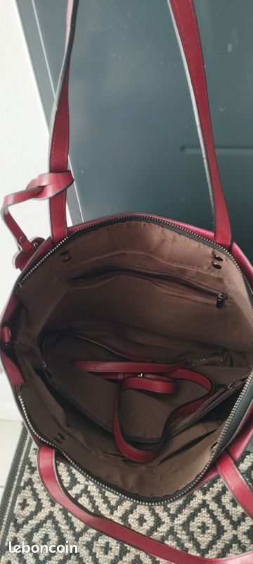 Sac à main bordeaux (image 3)