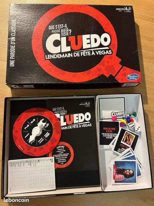 Jeux de société Cleudo Hasbro Lendemain de Fete a Vegas (image 1)
