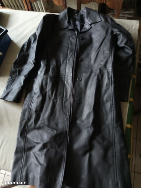 Manteau simili cuir T 38 (image 4)