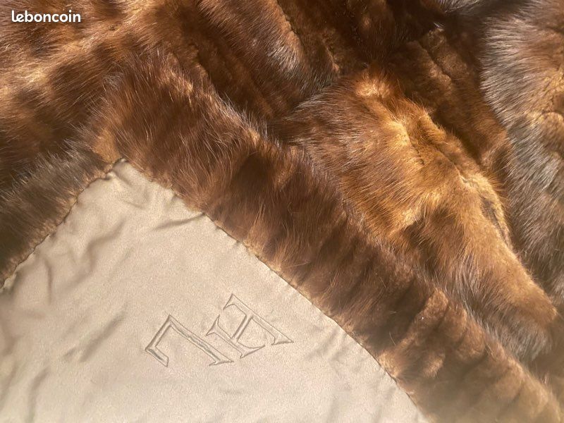 Manteau ancien en vraie fourrure VISON signé Steiner Strasbourg (image 4)