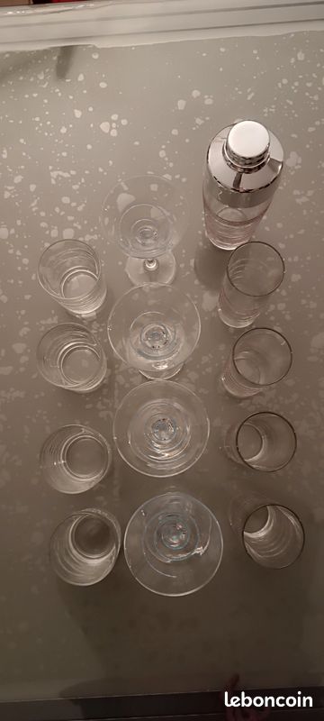 Ensemble 12 verres 1 shaker (image 2)